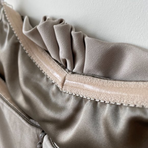 BCBG RUNWAY Champagne Strapless Dress - Picture 5 of 10